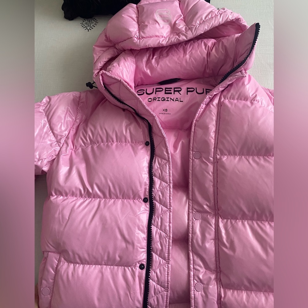 Beautiful bubble gum pink Super puff
